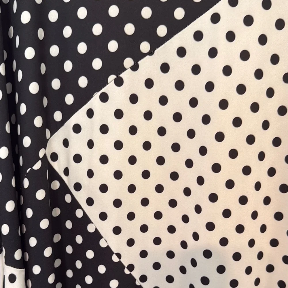 IC COLLECTION Black and White 3/4 Sleeve Dress - Picture 4 of 9